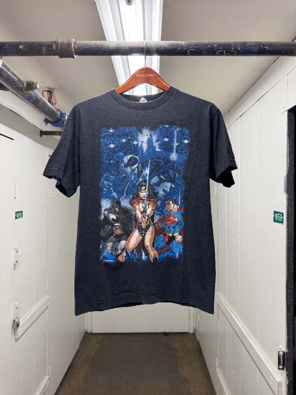 Vintage DC Justice League Batman Superman Wonder Woman Tee